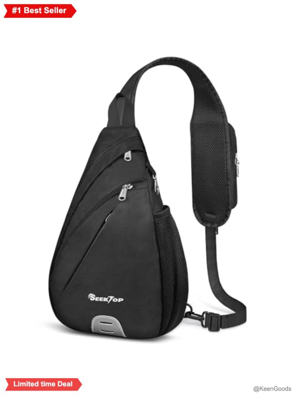 Seektop Anti Theft Crossbody Bag RFID Blocking Waterproof Nylon Sling